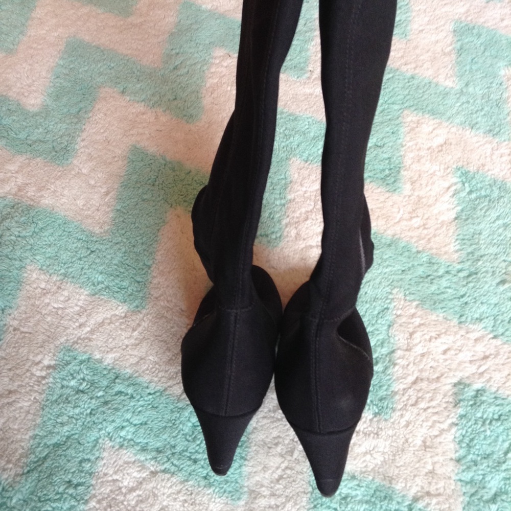 exc PRADA black neoprene boots 37.5 7 7.5 (E5) - Picture 6 of 8